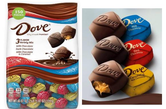 DOVE PROMISES Variety Mix Chocolate Candy, 150-Piece Bag – Only $11.55!