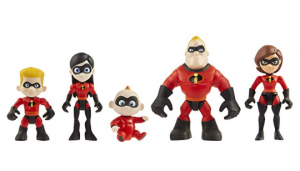 The Incredibles 2 Family 5-Pack Junior Supers Action Figures $5