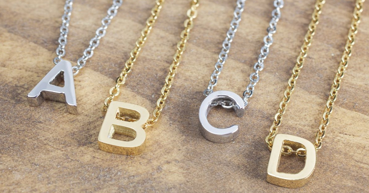 Initial Pendant Necklaces Only $7.99! (Reg. $23.99)