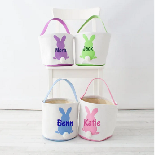 Personalized Canvas Easter Baskets Only $12.99! (Reg. $31.99)