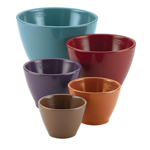 Rachael Ray Cucina Melamine 5 Piece Nesting Measuring Cups Set Only $10.49!