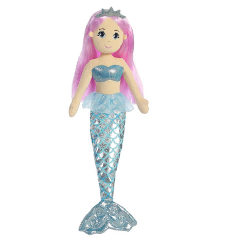 Aurora World Sea Sparkles Crystal Mermaid Plush Just $10.74!!