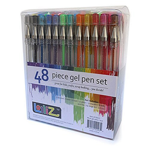 LolliZ Gel Pens 48 Gel Pen Tray Set Only $9.99!!