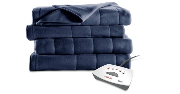 Sunbeam Electric Heated Fleece Channeled Blanket for Only $17!! (Reg. $70)