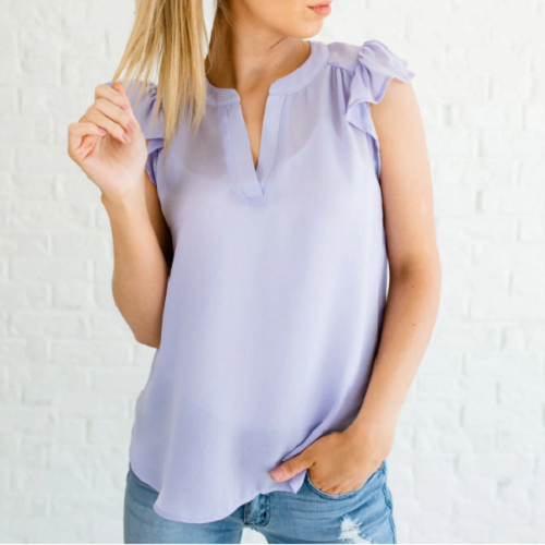 Spring Ruffle Tops | 5 Colors Only $16.99! (Reg. $34.99)