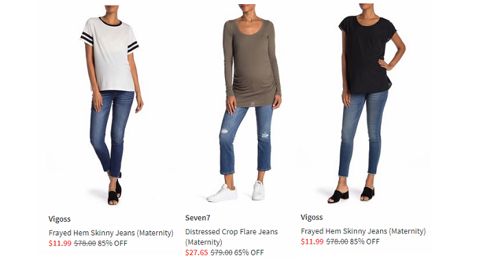 Nordstrom Rack: Save Up To 85% Off Maternity Jeans!