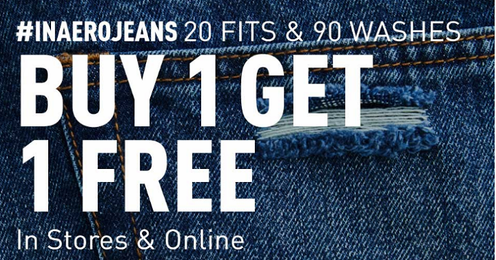 Aeropostale: Jeans Buy One Get One FREE!