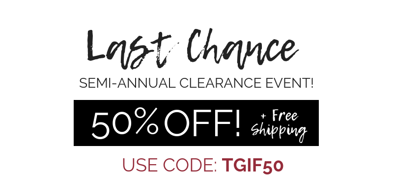 Fashion Friday at Cents of Style! Additional 50% off Last Chance Clearance! Plus FREE shipping!