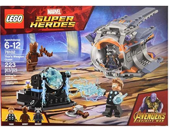 LEGO Marvel Super Heroes Avengers: Infinity War Thor’s Weapon Quest Building Kit – Only $14.99!