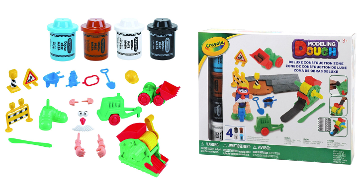 Amazon: Crayola Modeling Dough Deluxe Construction Zone Kit Only $7.45!