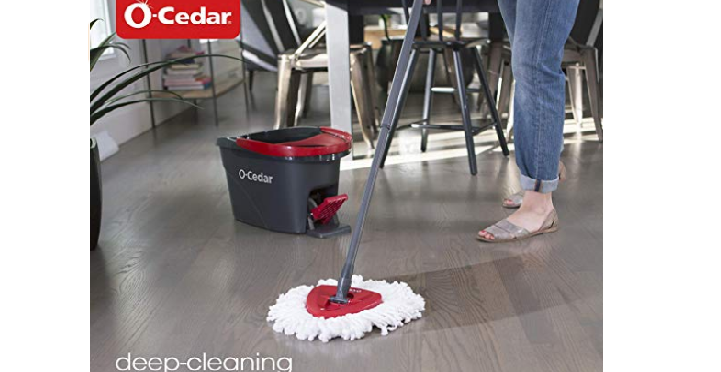 O-Cedar EasyWring Microfiber Spin Mop Bucket Floor Cleaning System Only $29.98 Shipped! (Reg. $38)