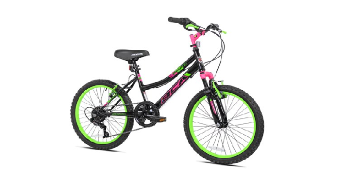 BCA 20″ Girls’ Bicycle, Black/Green, For Ages 8-12 Only $68 Shipped! (Reg. $99)