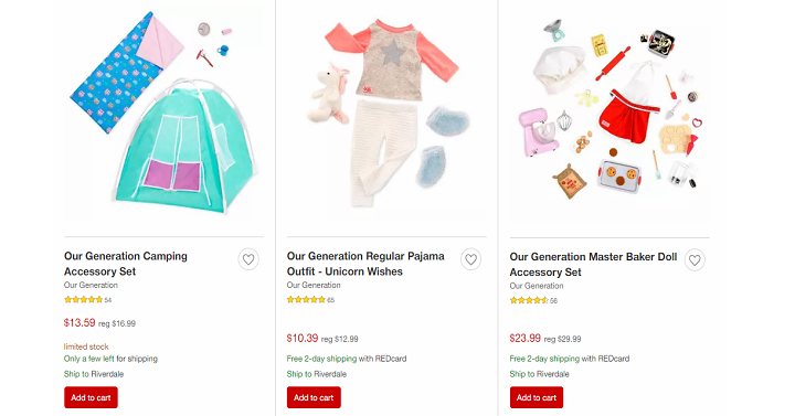 Target: Save 20% Off Our Generation Dolls & Accessories!
