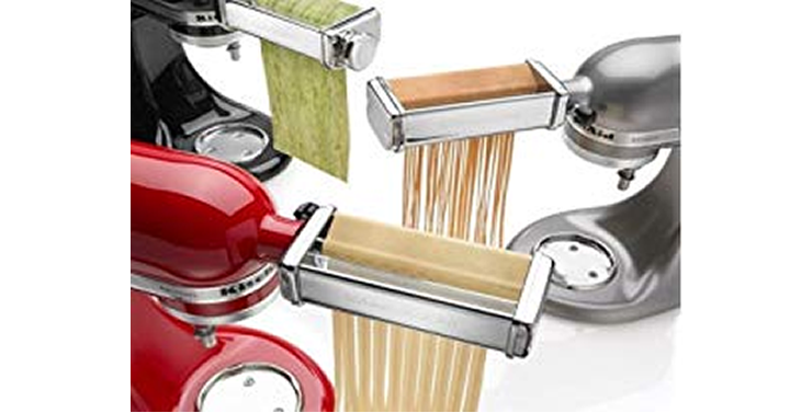 KitchenAid Commercial Style 3-Piece Pasta Roller & Cutter Attachment Set – Just $99.99!