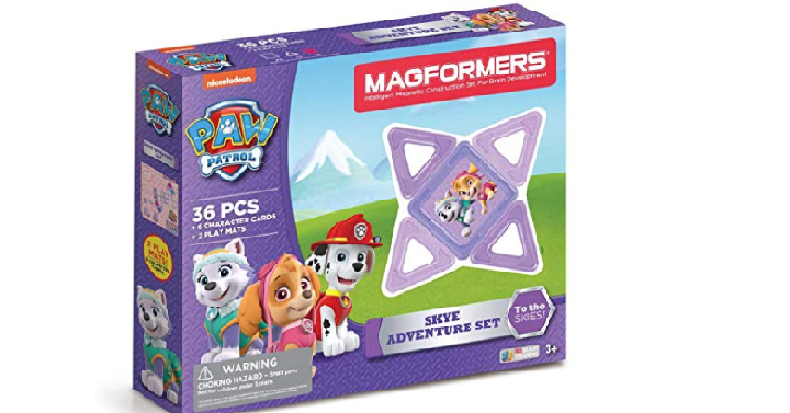 Magformers Building Kit, Paw Patrol Colors Only $18.29! (Reg. $50)