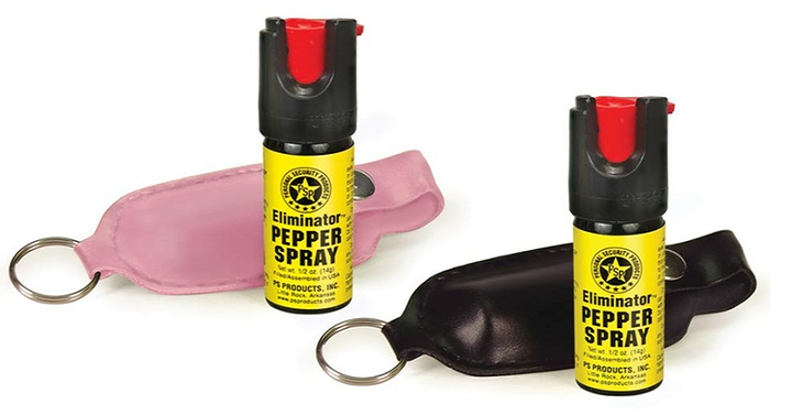 Pepper Spray Canister with Soft Case and Key Only $8.99!