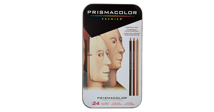 Sanford Prismacolor Premier Colored Pencils, Portrait Set, Soft Core, 24-Count – Just $11.36!