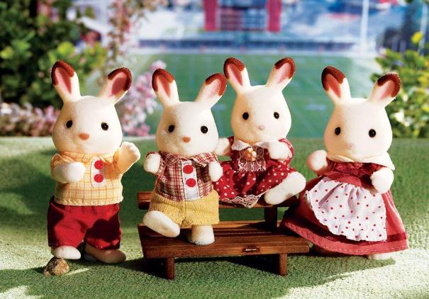 Calico Critters Hopscotch Rabbit Family – Only $13.99!