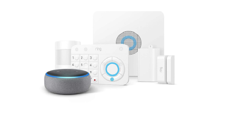 Ring Alarm 5 Piece Kit + Echo Dot (3rd Gen), Works with Alexa Only $159 Shipped! (Reg. $250)