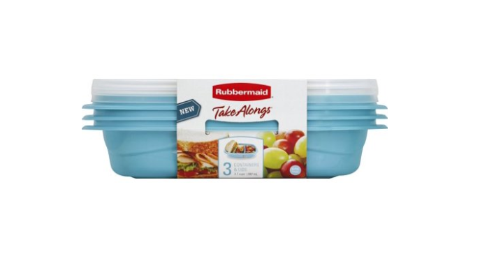 Newell Rubbermaid Rubbermaid Snack To Go 3.7cup 3pk Only $2.46!