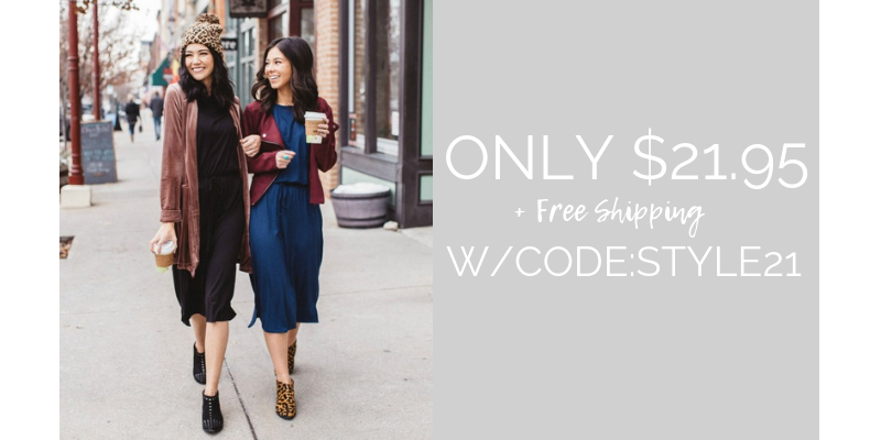 Style Steals at Cents of Style! Every Day Midi Dress – Just $21.95! FREE SHIPPING!