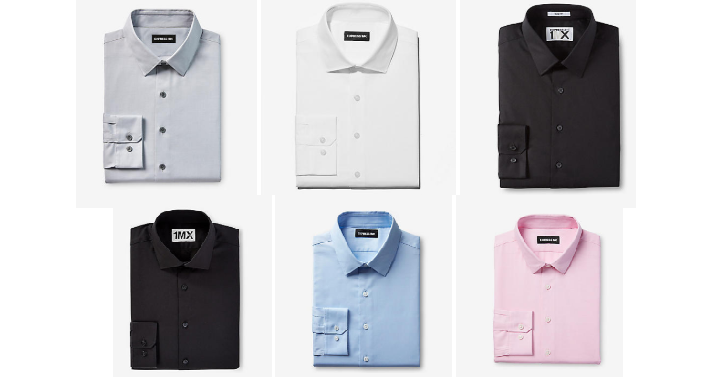 Express Men’s Dress Shirts 4 for $54.60 Shipped! That’s Only $13.65 Each!