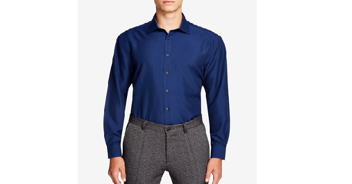 Society of Threads Men’s Slim-Fit Non-Iron Performance Solid Dress Shirt Only $14.99! (Reg. $50)