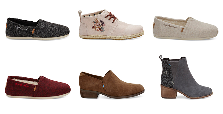 TOMS: Take up to 60% off + Extra 20% off!