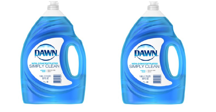 Dawn Simply Clean Liquid Dish Soap 56 oz Only $3.99! (Compare to $12.99)