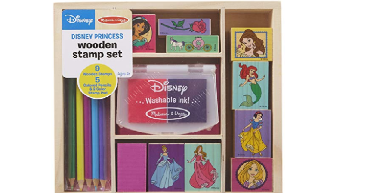 Melissa & Doug Disney Princess Wooden Stamp Set Only $8.99! (Reg. $15.50)