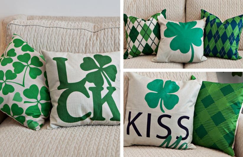 St. Patrick’s Day Pillow Covers – Only $8.99!