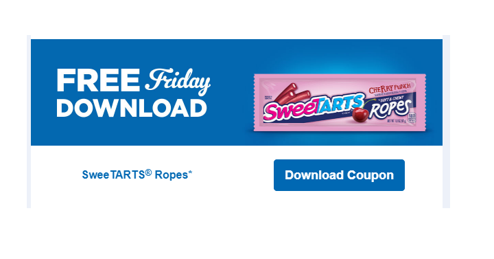 FREE SweeTARTS Ropes! Download Coupon TODAY!