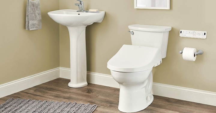 INAX Heated Shower Toilet Bidet Seat with Remote Control + Dual Nozzle Only $179.99 Shipped! Great Reviews!
