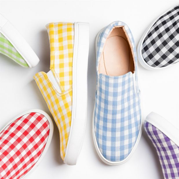 Plaid Slip-On Sneakers – Only $26.99!
