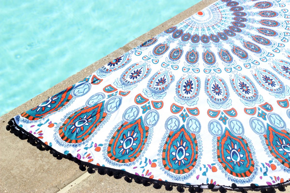 Printed Round Towels – Only $13.99!