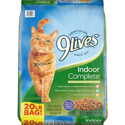 9Lives Indoor Complete Dry Cat Food 20 lb Bag Only $13.08!