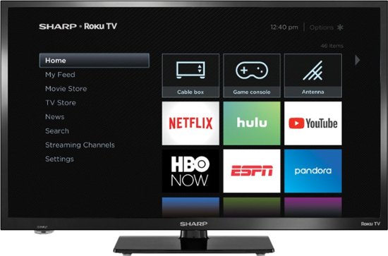 Sharp 24″ LED 720p Smart HDTV Roku TV – Just $89.99! Was $169.99!