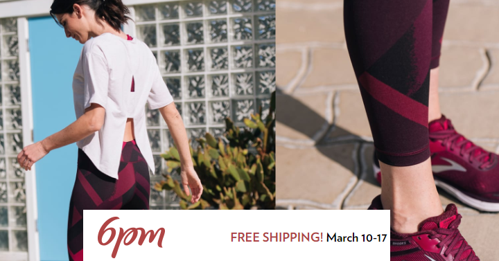 FREE Shipping at 6PM.com! Popular Brands Like Brooks, Keens and More on Sale too!