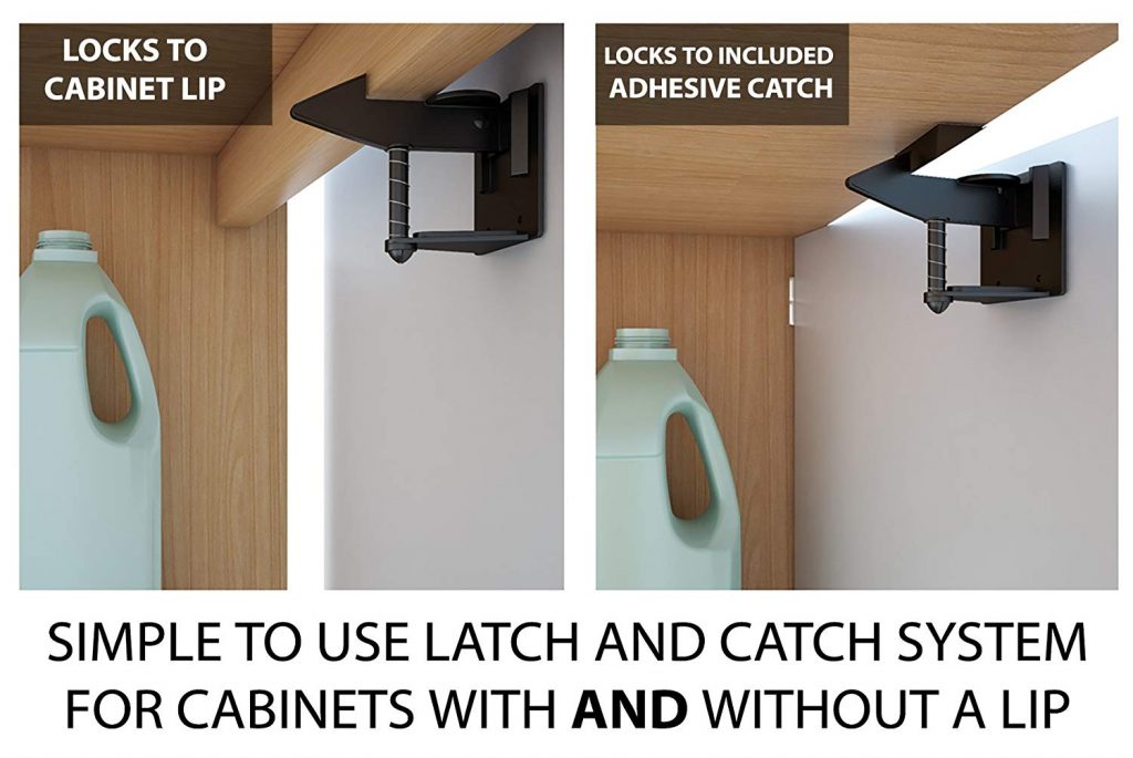 Eight Child Proof Cabinet Safety Latches Only $9.89!