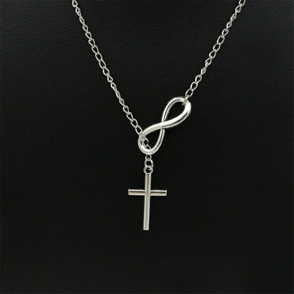 Infinity Cross Necklace Just $1.21 SHIPPED!