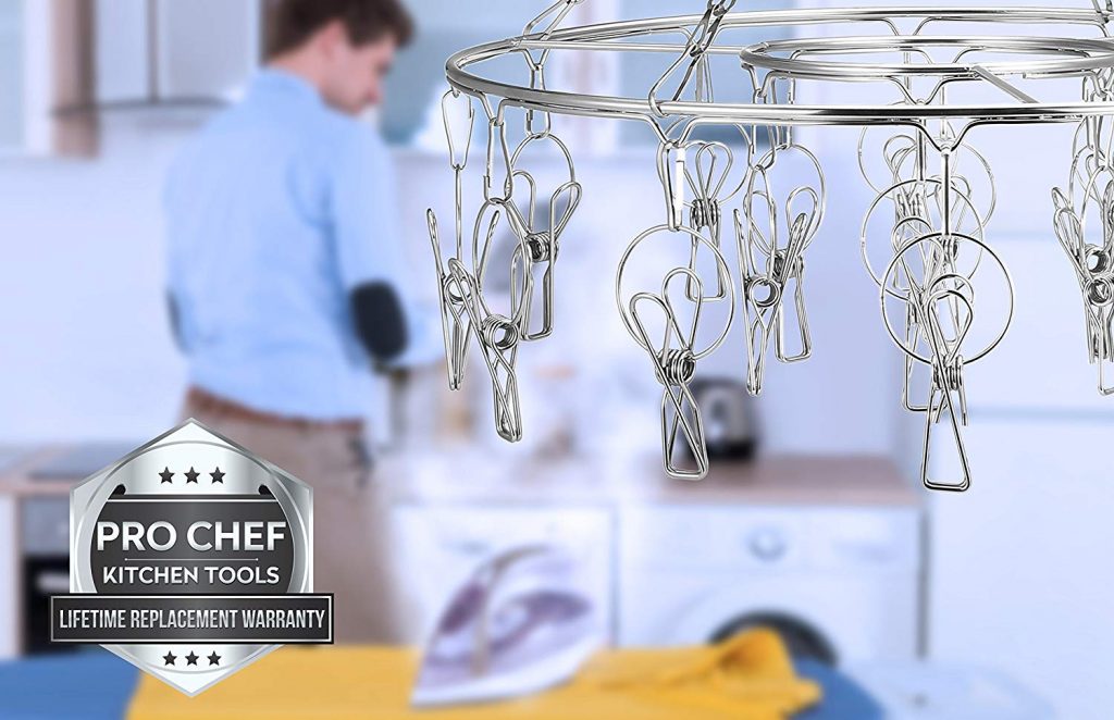 Pro Chef Kitchen Tools Clothes Drying Rack Just $10.85!