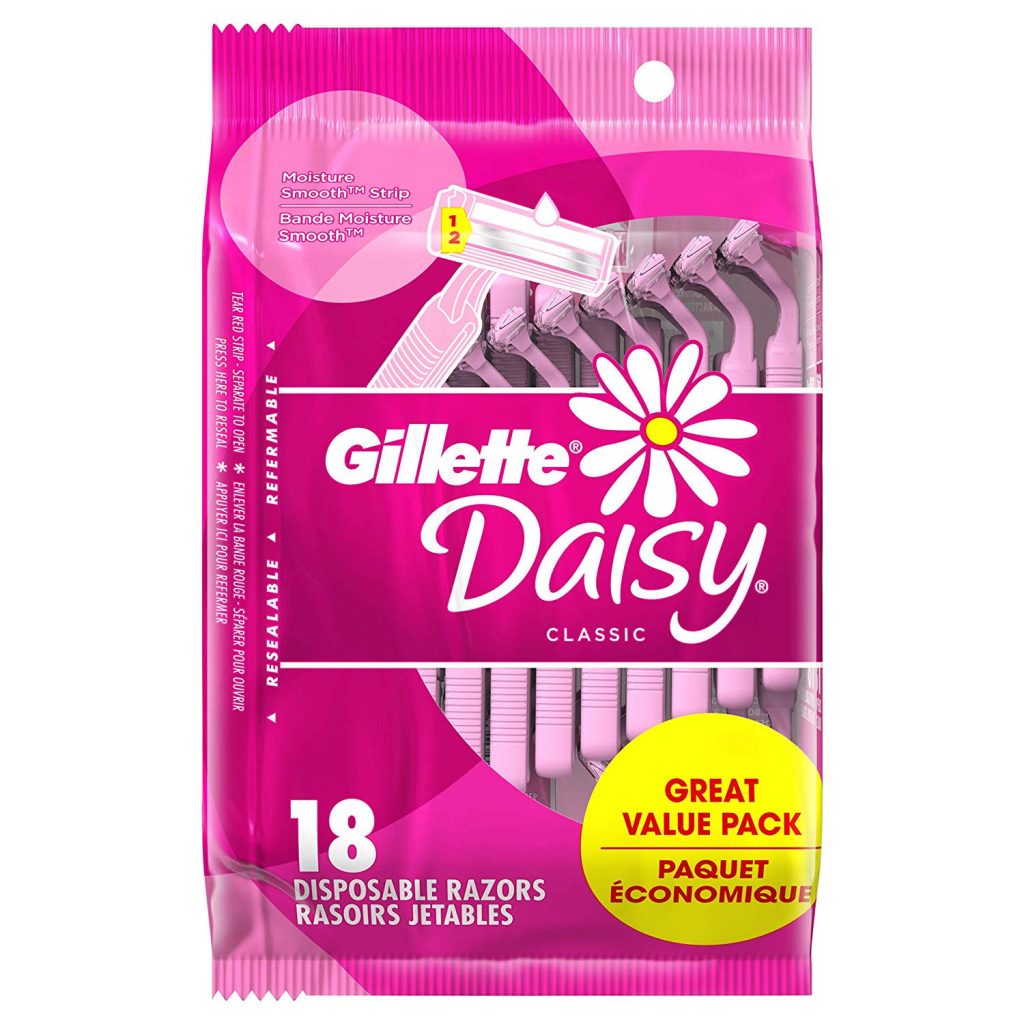 Pack of 18 Gillette Daisy Women’s Disposable Razors Just $9.79!