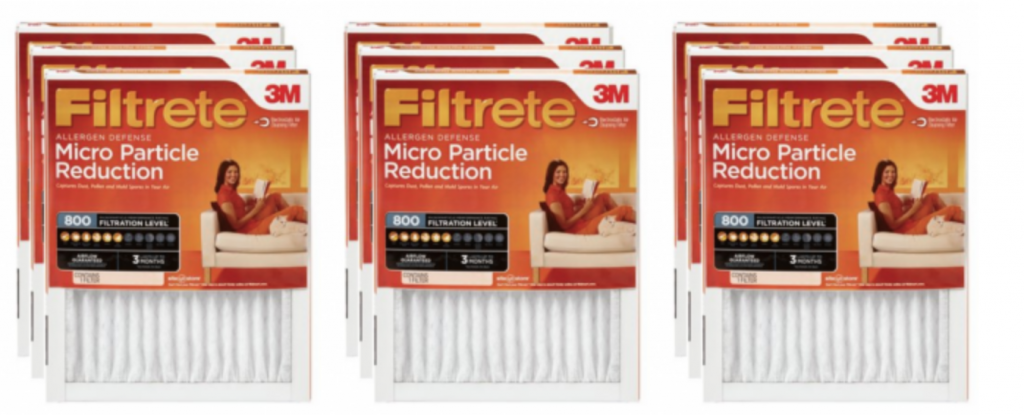 Filtrete Allergen Defense Micro Particle Furnace Air Filter 3-Pack Just $17.88!