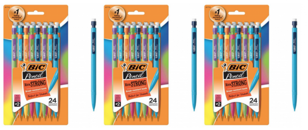 BIC Xtra-Strong Mechanical Pencil 24-Count Just $5.08 As Add-On!