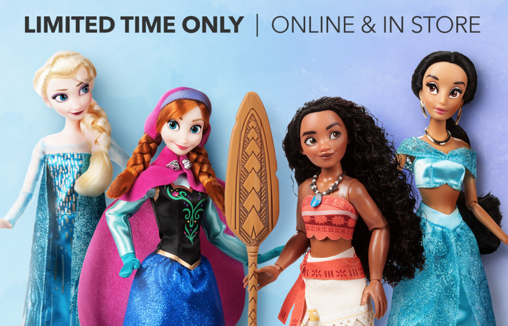 Shop Disney: $10 Classic Dolls For A Limited Time!