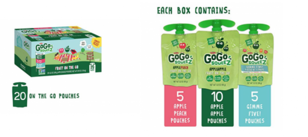 GoGo squeeZ Applesauce on the Go, Variety Pack 20-Count Just $8.67 Shipped!