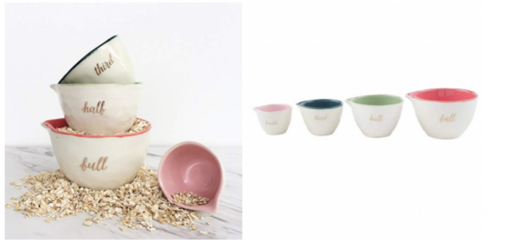 Hallmark Home Colorful Ceramic Set Of 4 Measuring Cups Just $12.00! (Reg. $30.00)