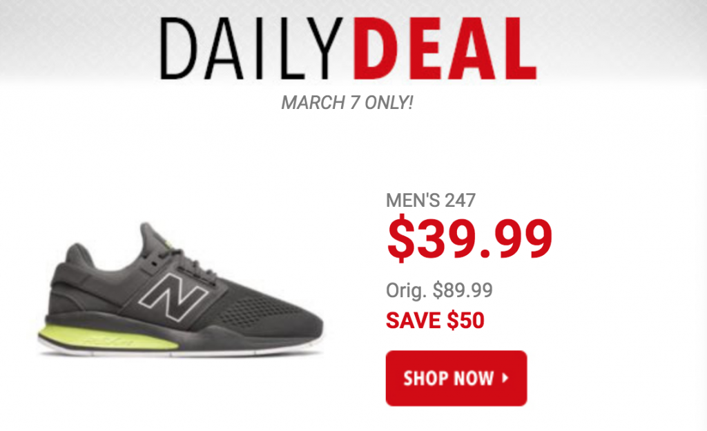 New Balance Mens 247 Just $39.99 Today Only! Plus, Flash Sale on Koze Running Shoes!