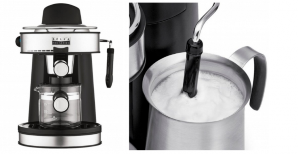 Bella – Pro Series Espresso Machine – Stainless Steel (Silver) Just $19.99! (Reg. $59.99)
