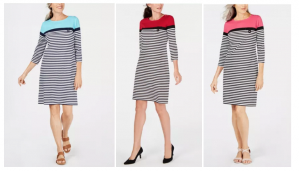 Karen Scott 3/4-Sleeve Lola Dress Just $13.33! (Reg. $44.50)